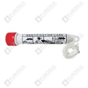 Waterproof ID Tube/Container for Inflatable Rafts