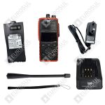 Rádio UHF Entel Marine Fire Fighter MED/ATEX com Display Freq analógica e digital