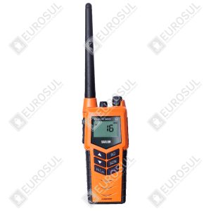 Rádio Portátil VHF GMDSS ATEX Completo SP3540 com carregador, bateria de emergência e recarregável sailor