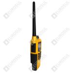 Rádio Portátil VHF GMDSS Modelo SP3520B Sailor c/ carregador e bateria de emergência recarregável