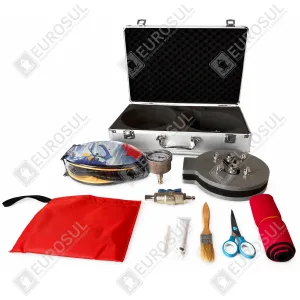 Kit para testes e reparos em roupas de imersão com manômetro, bomba e acessórios