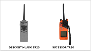 Comparison of the discontinued Jotron TR20 and its official successor, the Jotron TR30