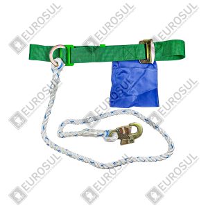 Safety belt Adjustable Anti-Flame Nylon with Life Line and Hook Cable