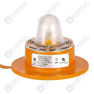 Lâmpada Externa Rescue-Master 12V p/ Bote Salva-Vidas – Daniamant (Cabo 4 m)