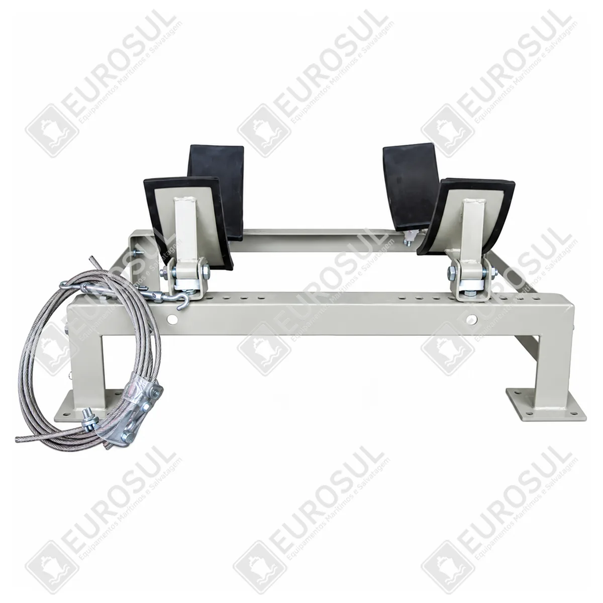 Galvanized Cradle with Mooring Strap for Inflatable Rafts