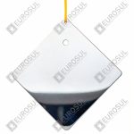 Heliographer signal mirror for life boat