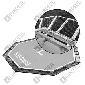 Rede Perimetral para Heliponto – Aço Inoxidável