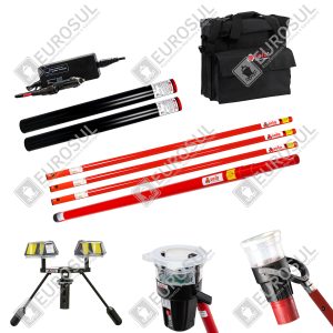 KIT Teste Detector de Calor/Fumaça Sem Fio Alcance 9,3 Metros SOLO 823
