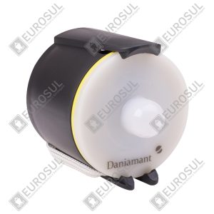 Holmes Daniamant L170 Fall LED light, angled front view, showcasing compact design and white lens.