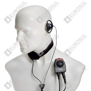Entel CXR 16/950 Throat Microphone with D-Shaped Earpiece