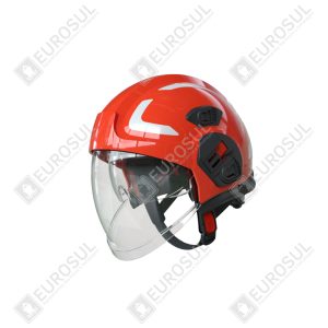 Firefighter Helmet PAB FIRE 05 – Red – SOLAS/MED & EN443 Certified