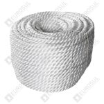 Braided Polypropylene 3-Strand White Ropes – High Strength and Flexibility