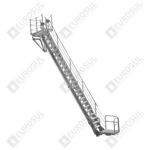 Escada Portaló – Accommodation Ladder Certificada SOLAS/CCS