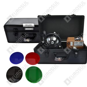 Lanterna de Sinalização Aldis FSP127 Completa – 24V 3 Pinos com Bateria e Carregador (SOLAS)