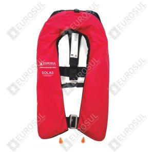 Colete Salva-Vidas Inflável 150N com 2 Cilindros CO₂ – Certificado SOLAS CCS