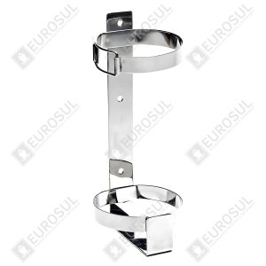 Stainless Steel Fire Extinguisher Bracket – Clamp Type (6 kg / 10 L)