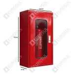 Red Fiberglass Storage Box for Safety Equipment