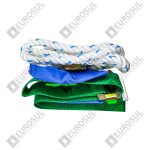 Safety belt Adjustable Anti-Flame Nylon with Life Line and Hook Cable