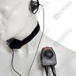 Entel CXR 16/950 Throat Microphone with D-Shaped Earpiece