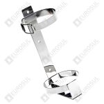 Stainless Steel Fire Extinguisher Bracket – Clamp Type (6 kg / 10 L)