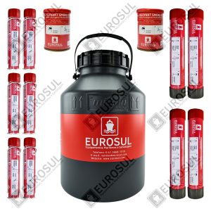 Kit Distress SOLAS Eurosul – Container Estanque 10L com Sinalizadores Para Balsas Salva-Vidas