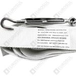 Universal Strap for Inflatable Life Raft Lashing – 48 mm x 4 m – Stainless Steel 316