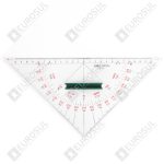 Esquadro Triângulo Kenter 45º 12″ (300mm) – Kit com 2 Peças em Acrílico