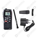 Rádio VHF Portátil Marítimo EUROSUL RS-50M 5W IPX7 com Função Flutuação e Flash