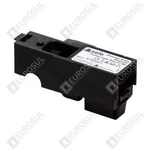Gerador de Fumaça SOLO 371 em vista angular, com etiqueta visível, corpo preto retangular.