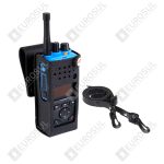 Heavy Duty Leather Case with Strap for DT585 CLCDT5 Radio