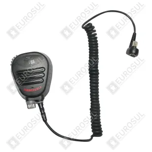 Entel submersible PTT speaker microphone with coiled cable and connector