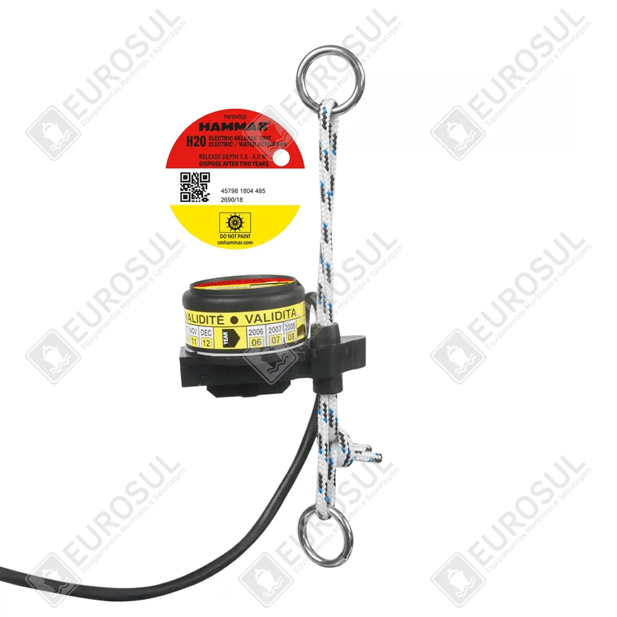 Válvula hidrostática HM-0406 MKI ERU remota elétrica/água Hammar