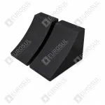 Calço de borracha para roda 260x200x175mm com cabo 1,5m