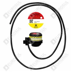 Válvula hidrostática Hammar HM-0409 ERU elétrica e por água para EPIRB com etiqueta vermelha e amarela e cabo de ativação