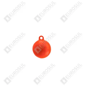 Orange rubber projectile Restech PLT75 part number 6101 for survival and life-saving kits onboard